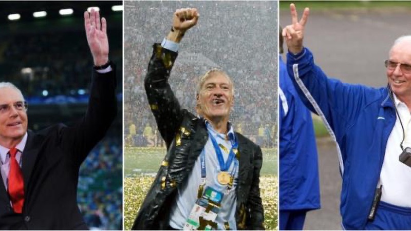 Huấn luyện viên Didier Deschamps là một trong 3 cái tên vô địch World Cup với tư cách cầu thủ và huấn luyện viên