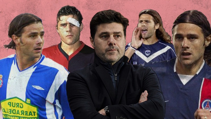 Huấn luyện viên Mauricio Pochettino từng là một cầu thủ khá ấn tượng