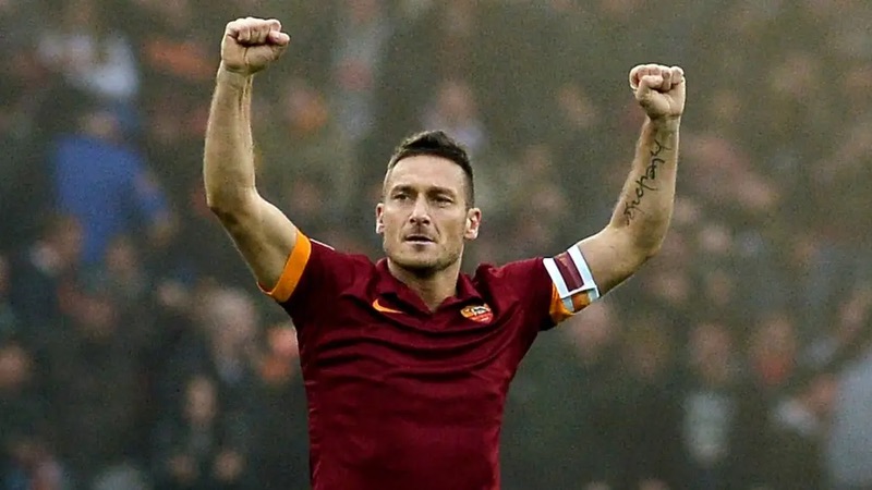 Cầu thủ Francesco Totti chỉ chơi cho AS Roma trong sự nghiệp của mình