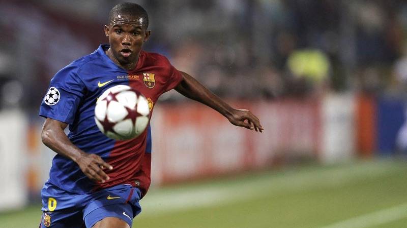 Cầu thủ Samuel Eto'o chẳng mất nhiều thời gian để khẳng định tài năng của mình Cầu thủ Samuel Eto'o chẳng mất nhiều thời gian để khẳng định tài năng của mình