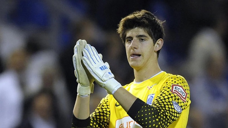 Thủ môn Thibaut Courtois từng nổi trội rất sớm về tài năng
